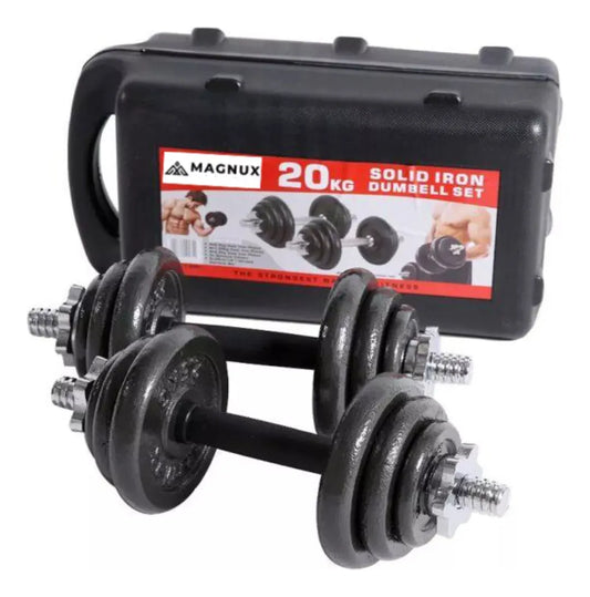 Kit de mancuernas 20 kg (portátil)